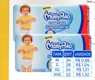 Fralda-calça Jumbo Super MamyPoko