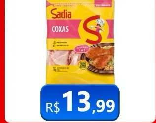 Coxa de frango IQF Sadia