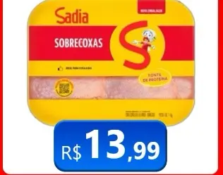 Sobrecoxa de frango bandeja Sadia