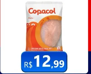 Peito de frango com osso a granel Copacol
