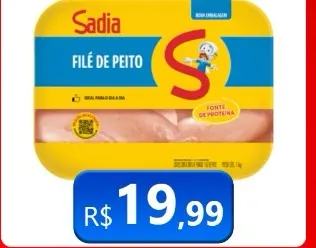 Filé de peito de frango bandeja Sadia