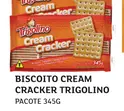 Biscoito cream cracker Trigolino