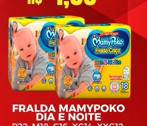 Fralda MamyPoko Dia e Noite MamyPoko
