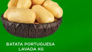 Batata portuguesa lavada 