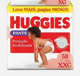 Fralda Pants Proteção Acolchoada XXG Huggies