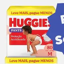 Fralda Pants Proteção Acolchoada M Huggies