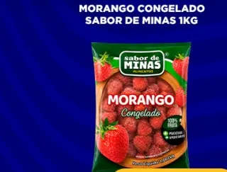 Morango congelado Sabor de Minas