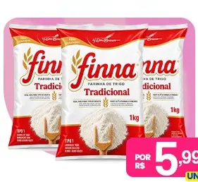 Farinha de trigo Finna sem fermento Finna