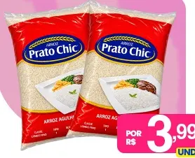 Arroz branco Prato Chic Prato Chic