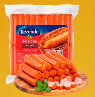Salsicha hot dog Rezende Rezende