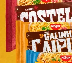 Macarrão instantâneo Nissin Nosso Sabor sabor costela 70 g Nissin
