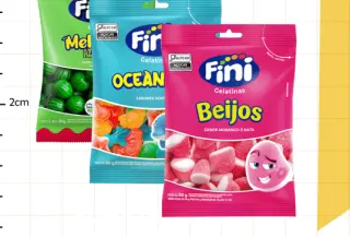 Bala Fini ou chicle Melancia Fini