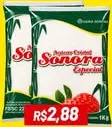 Açúcar cristal Sonora