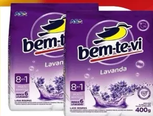 Sabão em pó Bem-te-vi 400 g Bem-te-vi