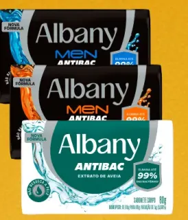 Sabonete Albany fragrâncias 80 g Albany