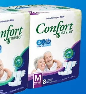 Fralda geriátrica regular M Confort Master