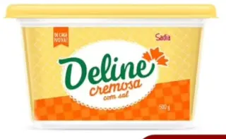 Margarina Deline cremosa com sal Deline