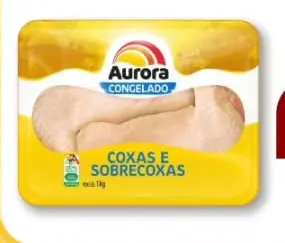 Coxa e sobrecoxa de frango Aurora Aurora