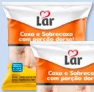 Coxa com Sobrecoxa de Frango Congelada Com porção dorsal Lar