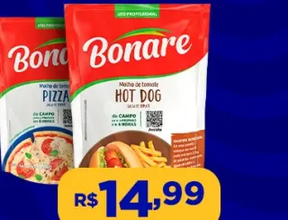 Molho de tomate pizza ou hot dog Bonare