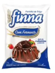 Farinha de trigo Finna com fermento Finna