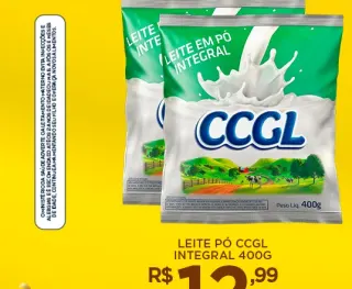 Leite em pó integral CCGL