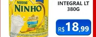 Leite em pó integral lata Ninho